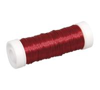 Rayher 2405518 Joyas de HÃ ¤ keldraht, 0,30 mm Ã ¸, Bobina de 50 m, Color Rojo