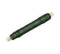 Rayher 2405713 Alambre, Múltiple, Madera Wickel 100 g, 0,50 mm Ã ¸, D. Verde