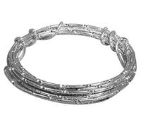 Rayher 24094606 - Alambre de aluminio Diamant extremadamente maleable, 2 mm de diámetro, SB-Btl 2 m, color plateado