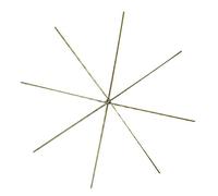 Rayher 2524900 - Estrella de alambre para perlas (diámetro de 8 cm, grosor del alambre de 0,6 mm, 4 unidades)