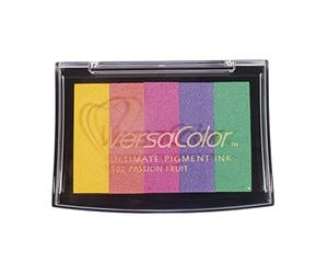 Rayher 2839799 Almohadilla para sellos Versacolor Tsukineko, con 5 colores, 4,7x7,5 cm