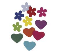 Rayher 3001449 Crepla, diseño de corazones, 2 variedades, 2,5-3 cm, 140 S