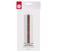 Rayher 31619552 - Lámina de cera para decorar (imitación de madera, 20 x 10 cm), color marrón oscuro