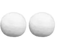 Rayher 3312100 - Bolas de algodón (12 mm), Color Blanco 50 Unidades. (Paquete de 2)