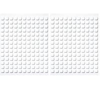 Rayher 3391000 Almohadillas adhesivas 3D para manualidades, 6.5 x 6.5 x 2 mm, 154 unidades con adhesivo en ambas caras (Paquete de 2)