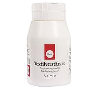 Rayher 3450500 Reforzador Textil. Bote de 500 ml. para endurecer Telas, Ropa, Lana, Cuero, Papel.