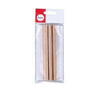 Rayher 35032000 Set de palitos de Madera para puntillismo, ø 3-14mm, Largo 14 cm, sortilegio, ø3-14mm