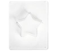 Rayher 36050000 - Molde para repostería (11 cm de diámetro, 3,5 cm de Profundidad), diseño de Estrella