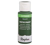 Rayher 38610454 Patio Paint, Botella de 59 ml, Pintura acrílica Resistente a la Intemperie para Exteriores, Color Resistente a la luz, para Interiores y Exteriores, Pintura al Aire Libre