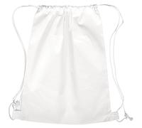 Rayher 38693102 Saco de Deporte, Ocio, Gimnasio, con Correa, 38 x 42cm, Blanco, Bolso, Mochila