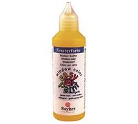 Rayher 38700164 Ventana Color Easy Paint, botella de 80 ml, Amarillo