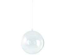 Rayher 3911737 - Pack de 2 Bolas de Adorno (plástico, 18 cm, Cristal)