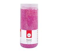 Rayher 39339264 Arena de Grano Fino de 0,1-0,5 mm, para Decorar Vasos, Cuencos, jarrones, etc, Rosa, 475ml