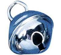 Rayher 4 Campanas Decorativas de Metal, Platino, 12,6 x 8 x 3,1 cm