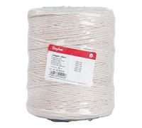 Rayher 4200302 Cuerda yute blanca, 3 cabos, 3.5 mm diámetro, 280 m. Cordel yute resistente