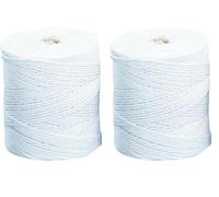 Rayher 4200402 Cuerda de Yute Natural de 6 Cabos, Color Blanco, 6mm, 35 m Largo (Paquete de 2)