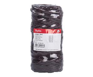 Rayher 4200405 Cuerda de yute natural de 6 cabos, color marrón oscuro, 6mm, 35 m largo
