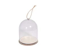 Rayher 46587000 - Cubierta de plástico con base, 9 cm de diámetro, 11 cm, con cuerda de yute, normal