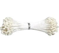 Rayher 5120002 - Sello de Flores 144 Unidades, Color Blanco.