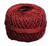 Rayher 51704287 Cordón de 1 mm, Rojo clásico, Ovillo de 20 m