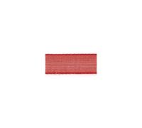Rayher 5521618 Cinta de Organza, 7 mm, SB de Rollo 10 m, Rojo