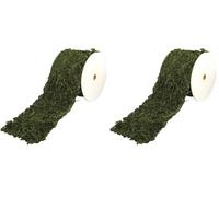 Rayher 5531800 Cinta de musgo natural, 10 cm ancho, 200 cm largo (Paquete de 2)