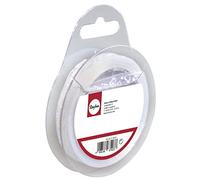 Rayher 55605102 Cinta de Organza con Corazones, 1 cm, SB de Rollo 10 m, Weiãÿ