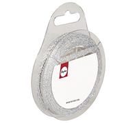 Rayher 55704606 - Cinta de Purpurina (5 mm, Rollo SB, 10 m), Color Plateado
