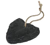 Rayher 5622400 - Corazón de Pizarra, 5 x 5,5 cm, Caja de 3 Unidades