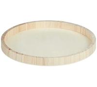 Rayher 62731000 Bandeja Decorativa Redonda de Madera, 30 cm ø, Borde de 2,5 cm de Alto, Base de 2-3 mm de Grosor