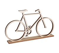 Rayher 62814000 Adorno Bicicleta de Madera, 20 x 11 cm, Miniatura Bicicleta para decoración