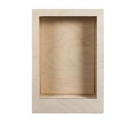 Rayher 62855505 - Juego de construcción de madera con motivo 3D, certificado FSC, natural, 20 x 30 x 6,6 cm, 8 piezas, para manualidades y pintar