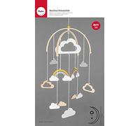 Rayher 63071000 Set para crear un móvil de cuna, de madera de bambú y personalizable