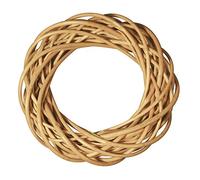 Rayher 65018000 Corona de Mimbre Natural, 30 cm diámetro, 7 cm Grosor, para Decorar