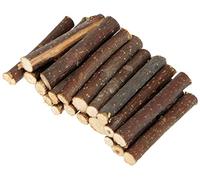 Rayher 65224000 - Lote de 20 palos de madera con corteza para manualidades, ramas naturales para floristería, coronas y decoración del hogar, 4-6 cm, 20 unidades