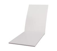 Rayher 67360102 Bloc de Acuarela, Papel de Acuarela con Textura Fina, 20 Hojas en el tamaño de 210mmx300mm, 200gms, Blanco