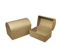 Rayher 71752000 pappmachã © Caja: baúl 100% Reciclado FSC, 18 x 12 x 12,5 cm