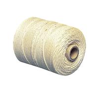 Rayher 7205303 Hilo de Cuerda 100% algodón,para Tejer y Telar, Nr. 9, Grosor 0,8 mm, 6 Cabos, Beige, 220 m