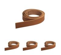 Rayher 83035538 Cinta de Cuero sintético, 138x2 cm, Color marrón cobrizo, Tira de Polipiel para Manualidades (Paquete de 4)