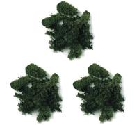 Rayher 8503213 Islandia - Musgo de Musgo Natural (100 g, Islandia), Color Verde Oscuro (Paquete de 3)