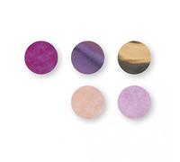 Rayher 87100000 Confeti, 2 cm de diámetro, Papel de Seda, Rosa/Oro/Rosa, 30 g
