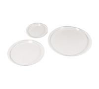 Rayher Molde de colada: Estantería redonda, Div. Materiales, surtido, Profund.1cm, 3pz, ø25cm, ø18,5cm, ø13cm