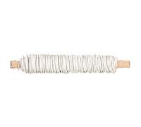 Rayher Alambre Recubierto de Papel, Blanco, 0.55 mm, 20