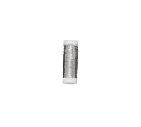 Rayher Alambre plata con núcleo cobre, 50 m, 0,30 mm ø, bisutería, manualidades, decoración, 2425600