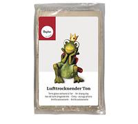 Rayher Arcilla de Secado al Aire, Color Blanco, 500 g, Arcilla de Modelado termoendurecible, Suave, Flexible, sin Quemar, 3449902