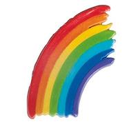 Rayher Arco iris de cera, para decorar velas en comuniones, bodas y fiestas, 4,5x6,5 cm, 31620990