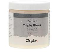 Rayher Barniz brillante Triple Gloss, transparente, 236 ml, para interior, impermeable, 38067000