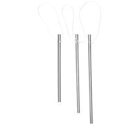 Rayher Bastones 12,14,16 cm, Tab-Bag 3 uds. Surtidos, Aluminio, Plata, 2,03 x 0,6 x 0,06 cm