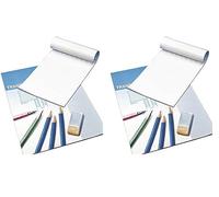 Rayher Bloc de Papel de calco DIN A4, 25 Hojas de Papel Transparente para Dibujo, Costura y carpintería, 80 g, 8147800 (Paquete de 2)