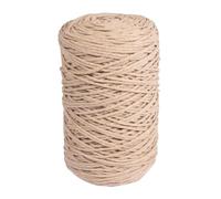 Rayher Braidy Hilo Reciclado, Trenzado, 2mm ø, Aprox 250m, Ovillo 250g, Arena, 42009504